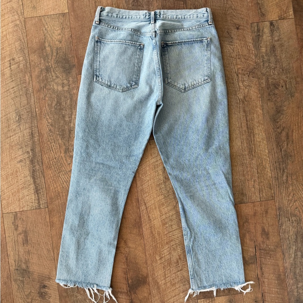 Agolde Riley High Rise Cropped Jeans - Picture 6 of 7
